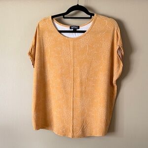 Buffalo David Bitton Mustard Short Sleeve Top